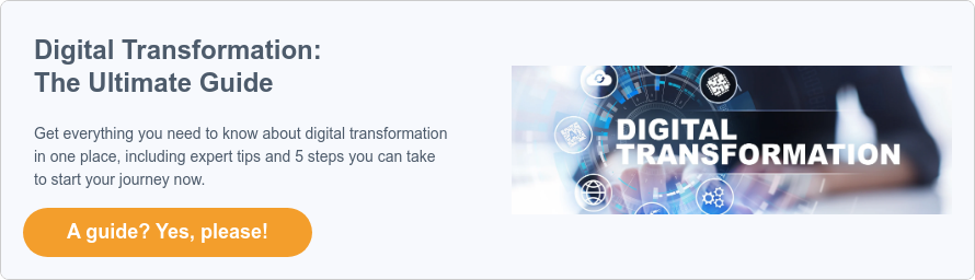 Digital Transformation: The Ultimate Guide Get everything you need to know about digital transformation in one place, including expert tips and 5 steps you can take to start your journey now.
