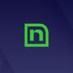 A green lowercase letter "n" enclosed in a rounded square outline on a dark blue gradient background.