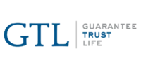 GTL logo with the words "Guarantee Trust Life" aligned vertically to the right of the large blue "GTL" initials.